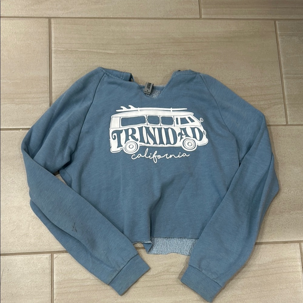 Blue Graphic Women's Sweater